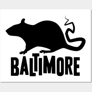 Baltimore Rat Posters and Art